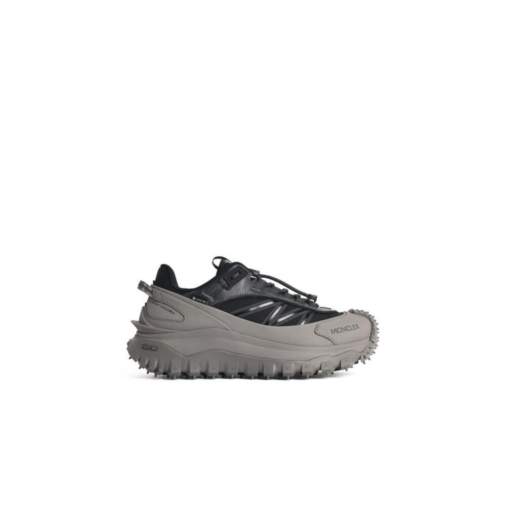 Moncler 'Trailgrip Gtx' Black And Grey Polyamide Sneakers Men